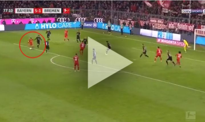 FENOMENALNY gol Coutinho na 6-1 z Werderem! [VIDEO]